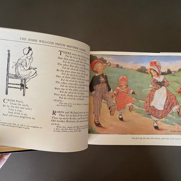 Jessie Wilcox Smith, Mother Goose, Nursery Rhyme Book - Picture 2 of 7